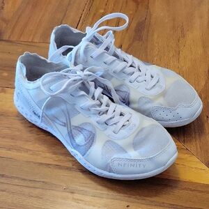 NFINITY White and Gray Athletic Shoes